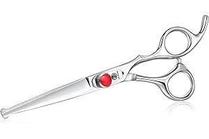 6" Kids Hair Cutting Scissors Shears Safety Rounded Tips Kids Haircut Scissors for Children Baby Toddler Girls Boys Japanese Stainless Steel Silver Gift Dragon Creek