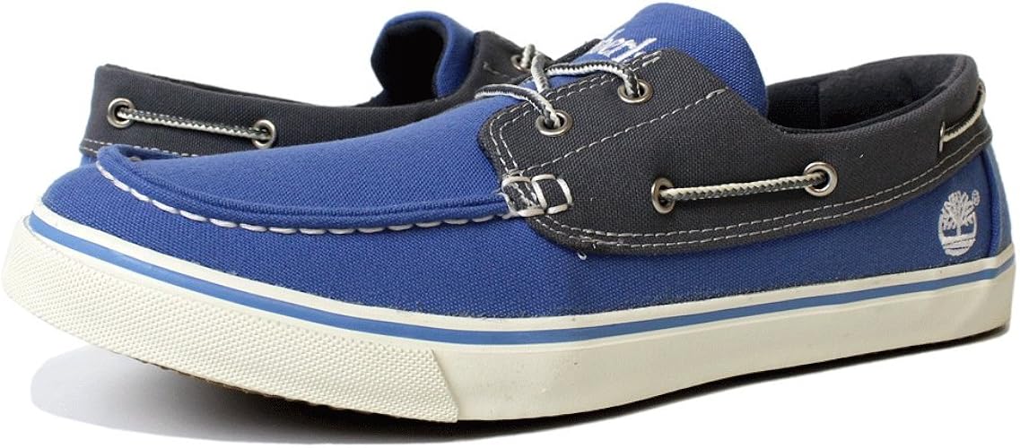 Amazon ティンバーランド メンズ キャンバス デッキシューズ スリッポン ボートシューズ 靴 スニーカー Earth Keepers New Market Boat Oxford Blue ブルー 6809b 26 0cm ローファー スリッポン