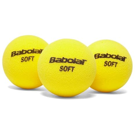 Babolat Soft Foam X3 Pelota de Tenis, Unisex Adulto, Amarillo ...