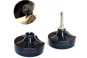 JILINWEI Addi Knitting Machine Adapter with Hex Bit Power Screwdriver Attachment for Drill,Quick Knit Power Adapter,Crank Handle Adapter for Addi Express(22 Needles)/King Size (46 Needles),Black