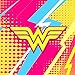 DC Comics Jewelry for Women, Wonder Woman Stud Earrings, WW Logo, Flash Plated