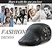 YOYEAH Individual Ivy Newsboy Cap Genuine Leather Bandage Perforation Flat Cap Men Black-1