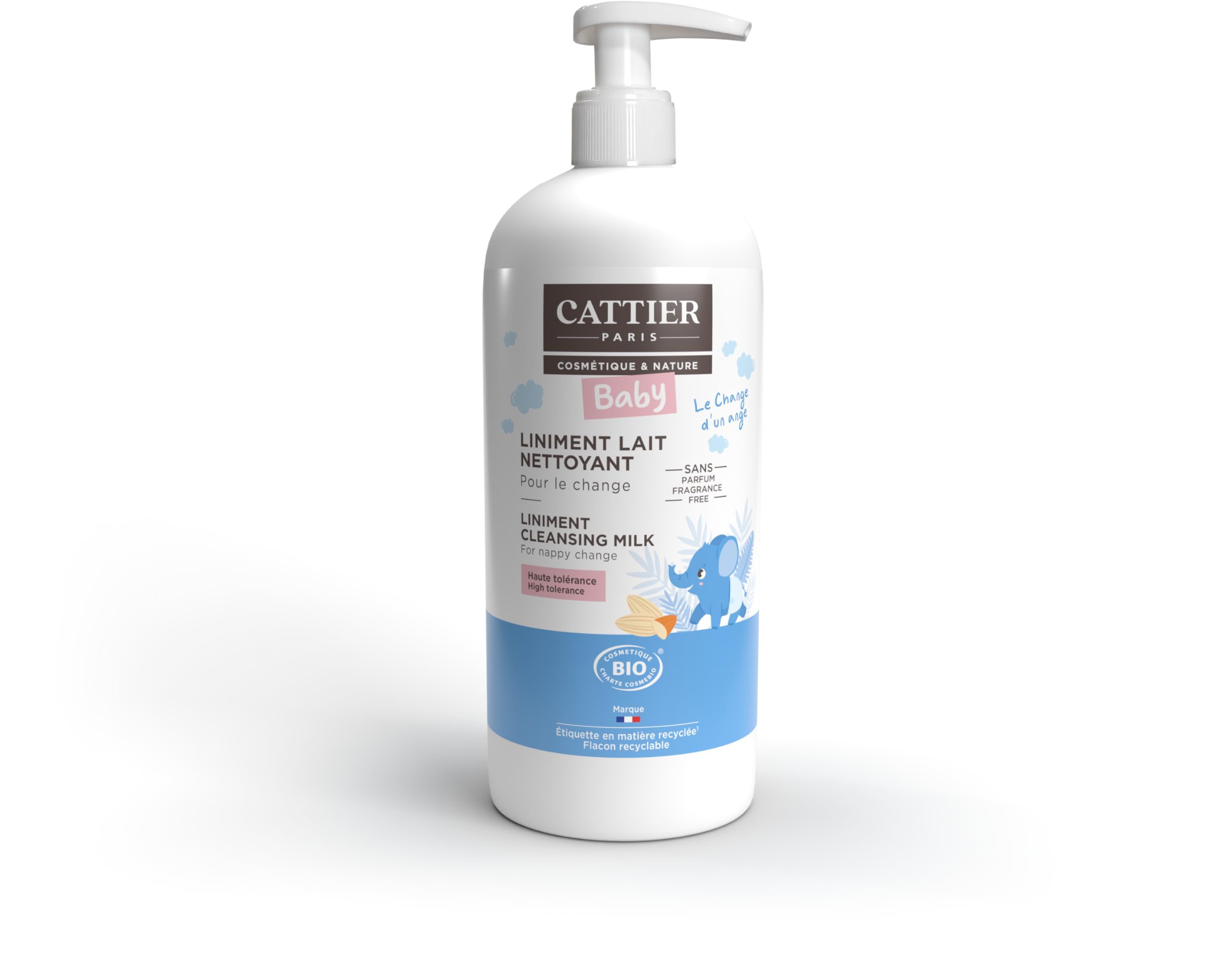 Cattier Baby Hypoallergenic Liniment Cleansing Milk for Nappy Change 500ml