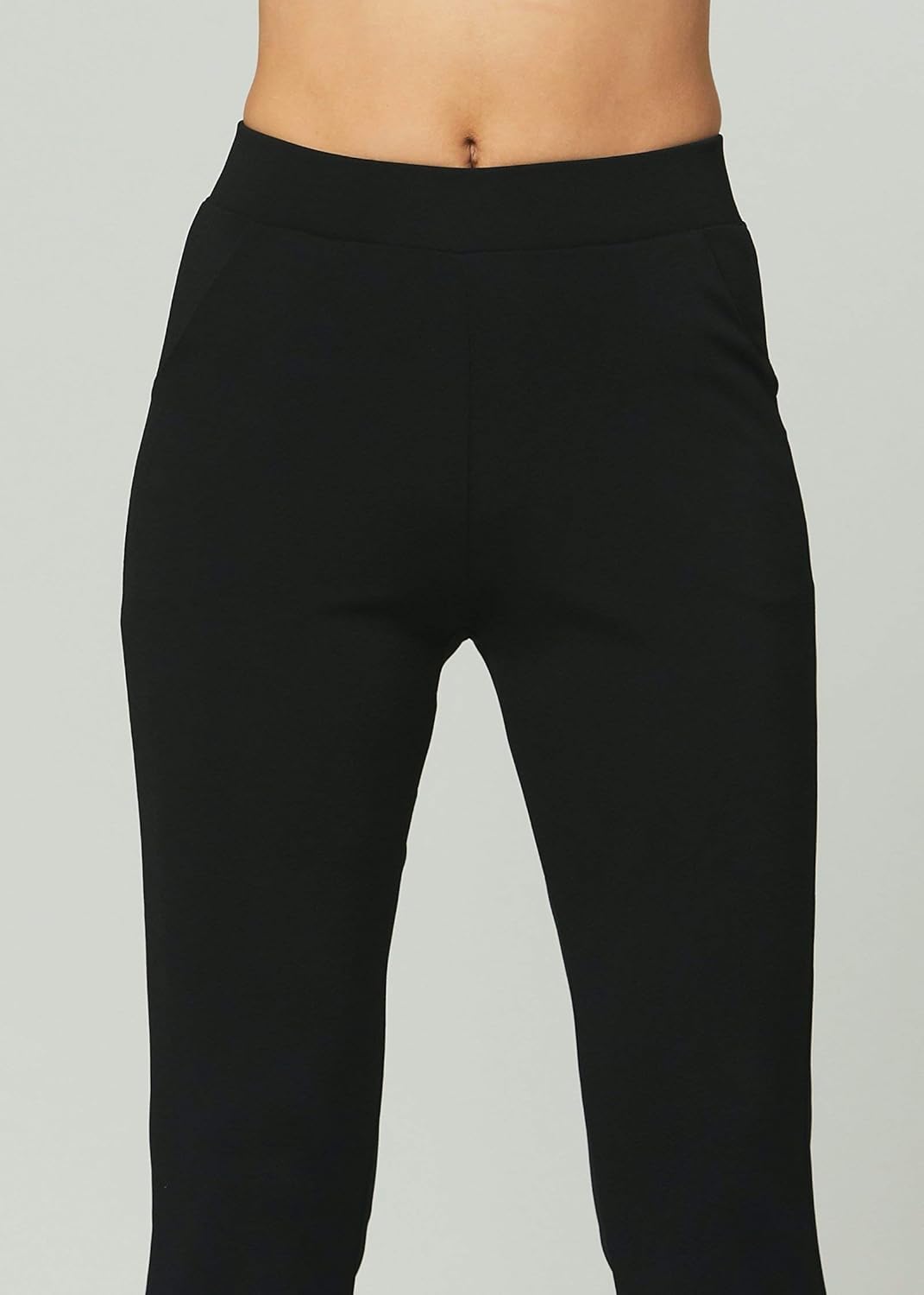 Premium Women's Stretch Dress Pants - Wear to Work - All Day Comfort - Solids and Pinstripes - Ponte Pants at  Women’s Clothing store