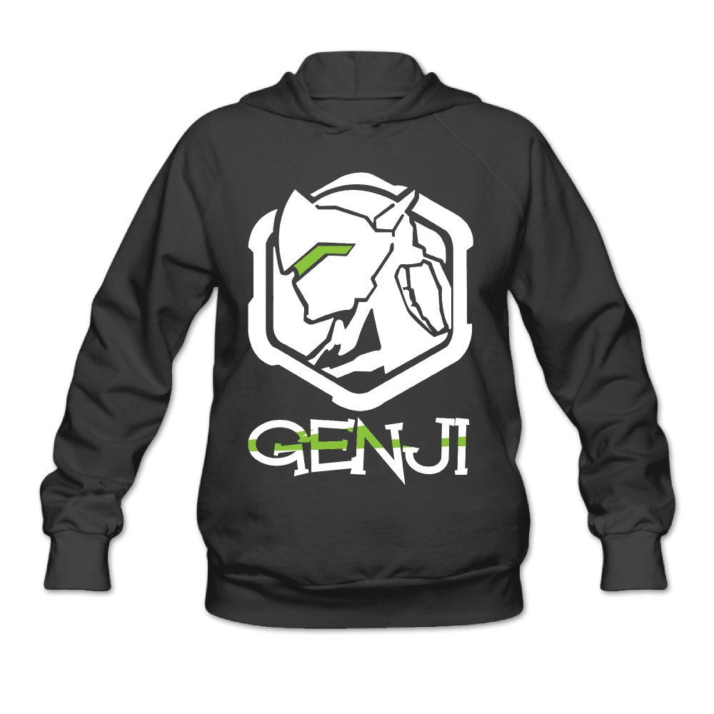 Overwatch Women's Genji Logo Hoodies Sweater Black