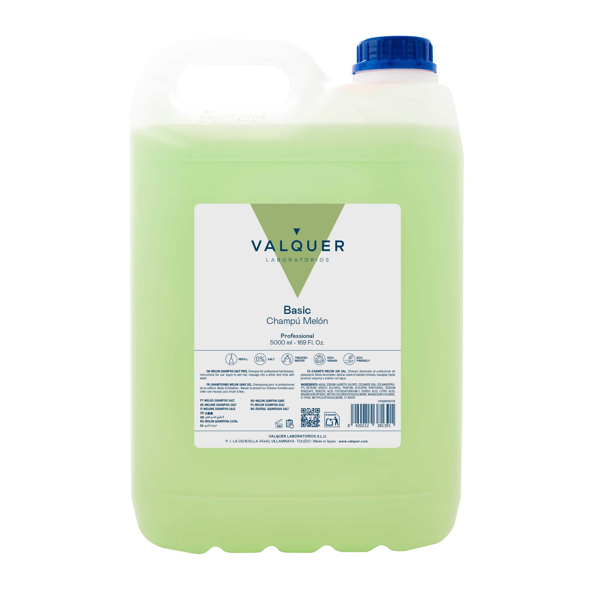 Válquer Salt Free Melon Shampoo - 5000 ml