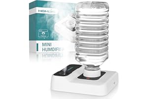 HOMDIS Portable Humidifiers for Travel, Small Mini Humidifier with Auto Shut-Off, Nightlight and Storage Bag for Hotel, Bedro