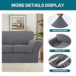 Turquoize 4 Piece Sofa Covers for 3 Cushion Couch