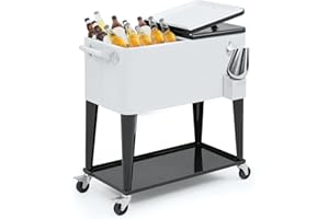 MADOG SPORT EQUIPMENT MADOG Modern Cooler with Wheels - Outdoor Entertaining Cooler for Patio and Deck