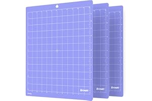 XINART Cutting Mat for Silhouette Cameo 4/3/2/1(3 Mats,12x12 inch) Strong Adhesive Sticky Accessories Craft Vinyl Replacement Cut Mats for Silhouette Cameo