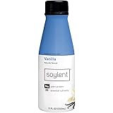 Soylent Complete Nutrition Gluten-Free Vegan Protein Meal Replacement Shake, Vanilla, 11 Oz, 12 Pack