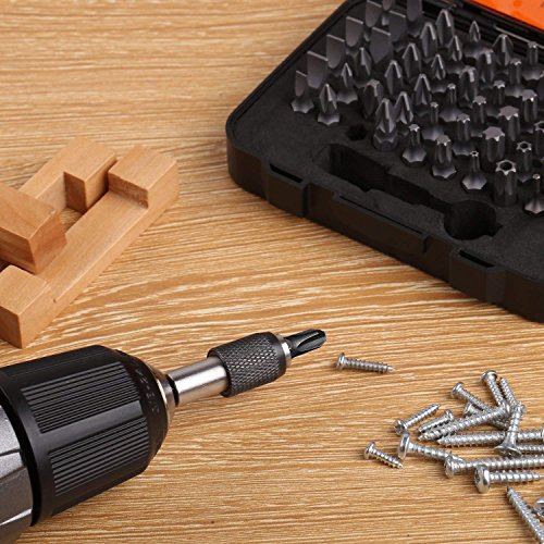 image for TACKLIFE 61 in 1 Screwdriver Bit Set, PSDB1A Precision Magnetic Driver