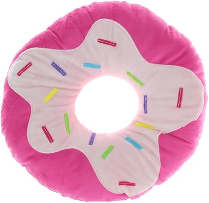 Amazon Com Snuggle Stuffs Sprinkles Donut 14 Plush Throw Pillow