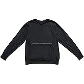 Spoonie Threads Crew Sweatshirt with Sleeve Zip-Access