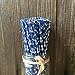 Anchor Nautical Themed Paper Straws - Navy Blue White - 7.75 Inches - 100 Pack - Outside the Box Papers Brand