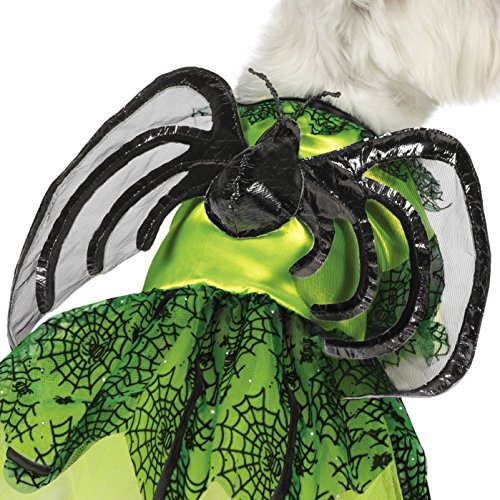 Zack & Zoey Spider Princess Costume for Dogs, 12" Small