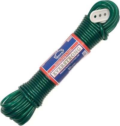 Everlasto Everstrong Premium Steel Core PVC Clothesline 4.7mm x 20m Green