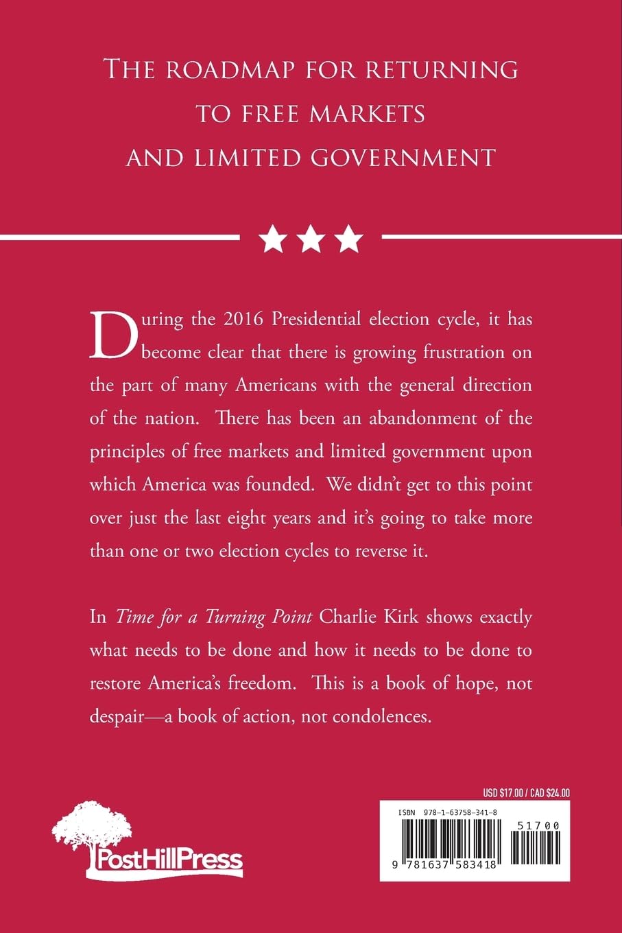 Time for a Turning Point: Setting a Course Toward Free Markets and Limited Government for Future Generations