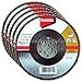 Makita® 5 Pack - 80 Grit Flap Disc For Grinders - Balanced Conditioning For Metal, Stainless Steel & Non-Ferrous - 4-1/2