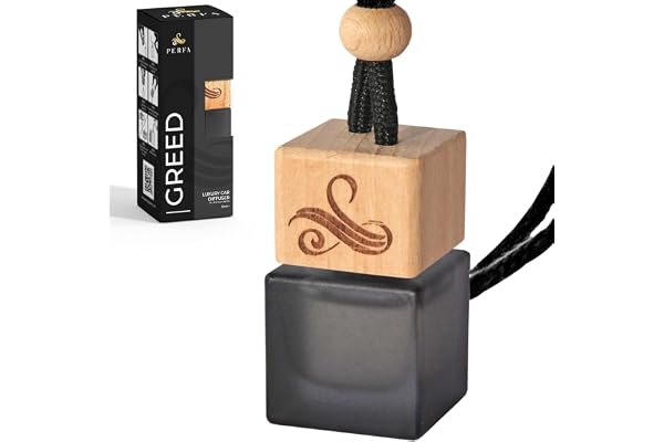 Greed Car Air Freshener for Men | Aventos Perfume Inspired Car Fragrances | Strong Car Freshener with Car Odour Eliminator Te