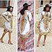 Traditional African Print Dashiki Bodycon Plus Size Short Sleeve Dress White XXX-Large