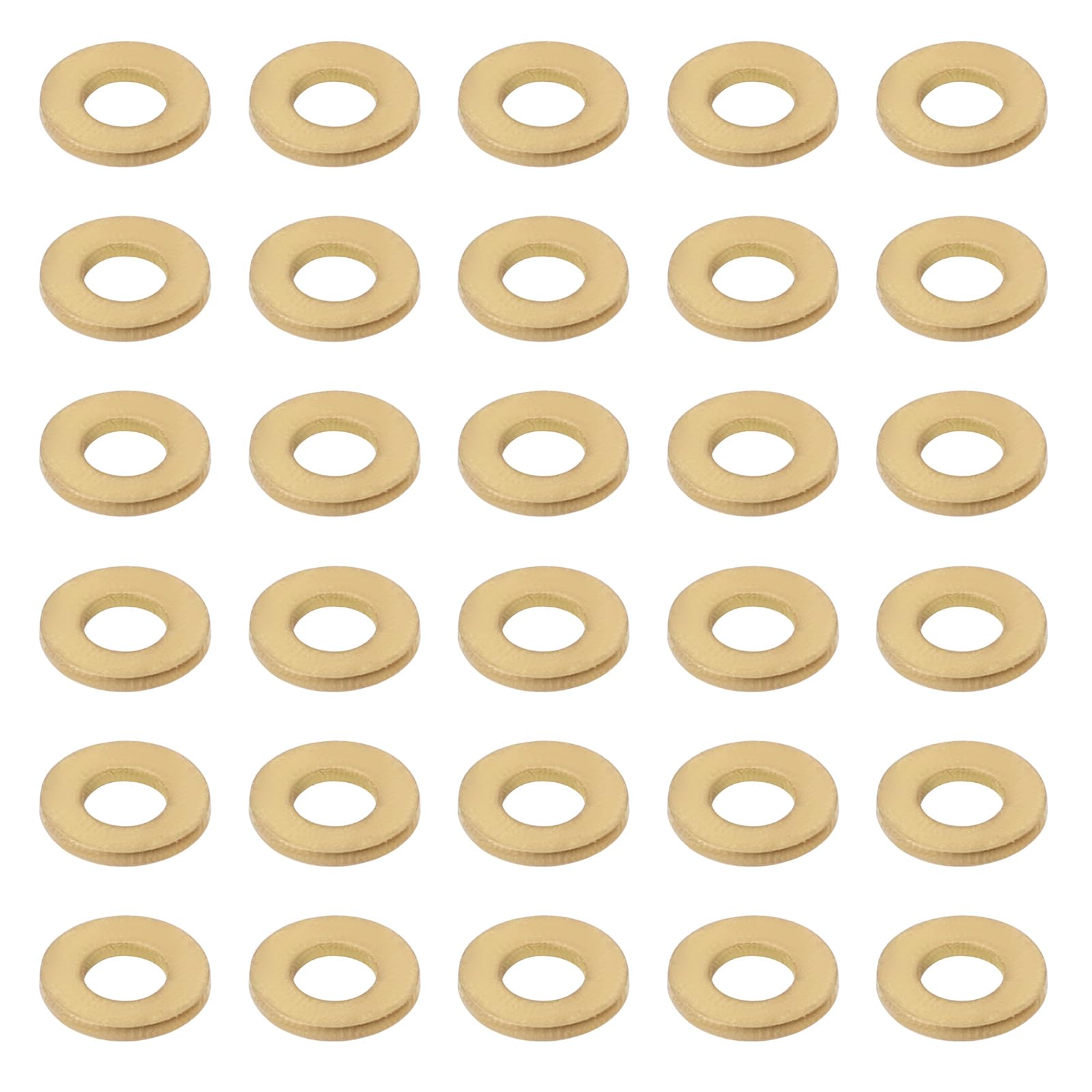 eMagTech 50PCS M1.2 Miniature Brass Washers, Flat Copper Sealing Washers Copper Brass Flat Gaskets Fixing Rings Hardware Fittings