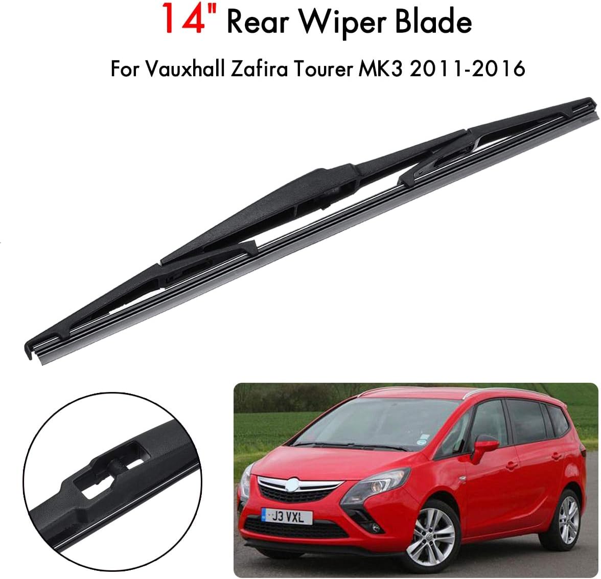 14inch Car Rear Windscreen Wiper Blade For Vauxhall Zafira Tourer MK3