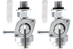 TKCBCD Generator Gas Tank Fuel Switch Valve Pump Petcock Compatible with Champion Firman 5.5hp 6.5hp 7hp 8hp 9hp 11hp 13hp 14h 15hp 16hp M10×1.25 2 pack