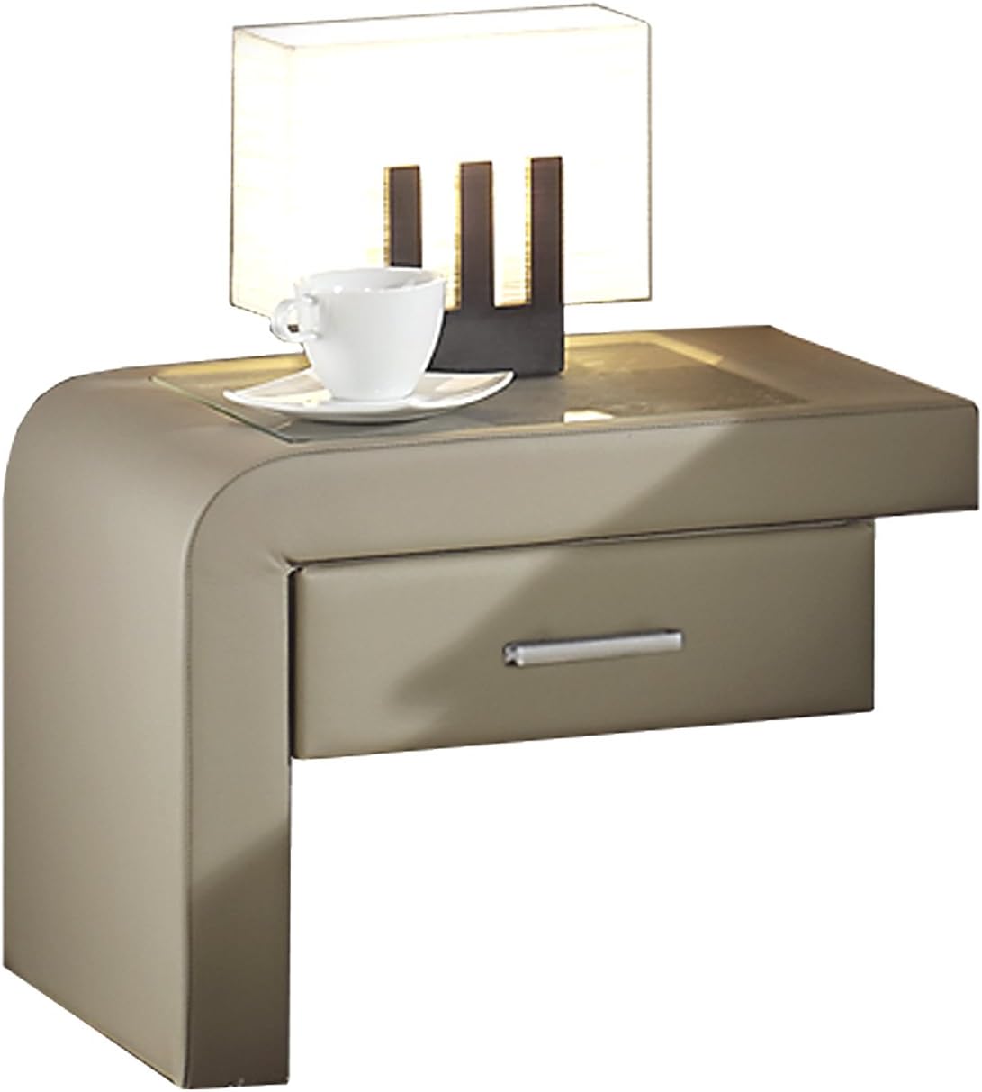 Maintal Beds 238682–4130 Einhängekonsole Java left, artificial leather, brown