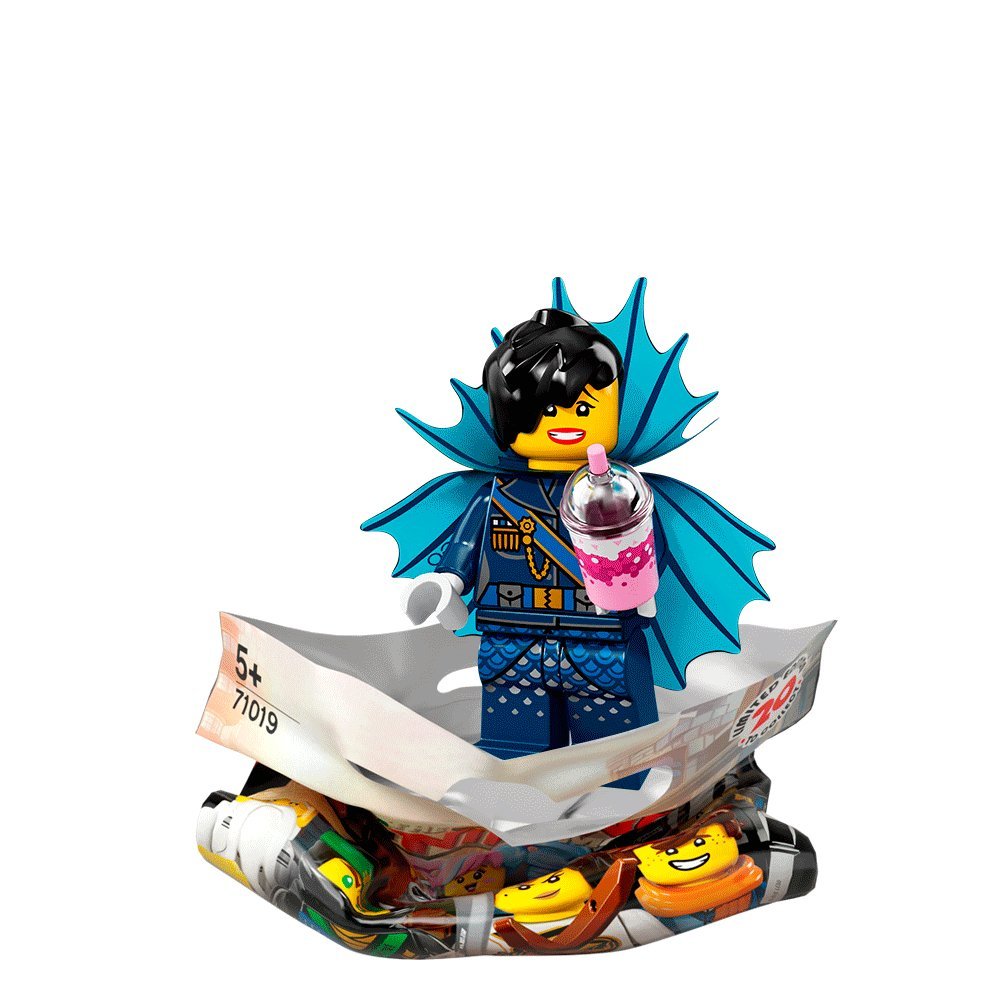 LEGO The Ninjago Movie SHARK ARMY GENERAL #1 Minifigure (#11/20) - Bagged 71019