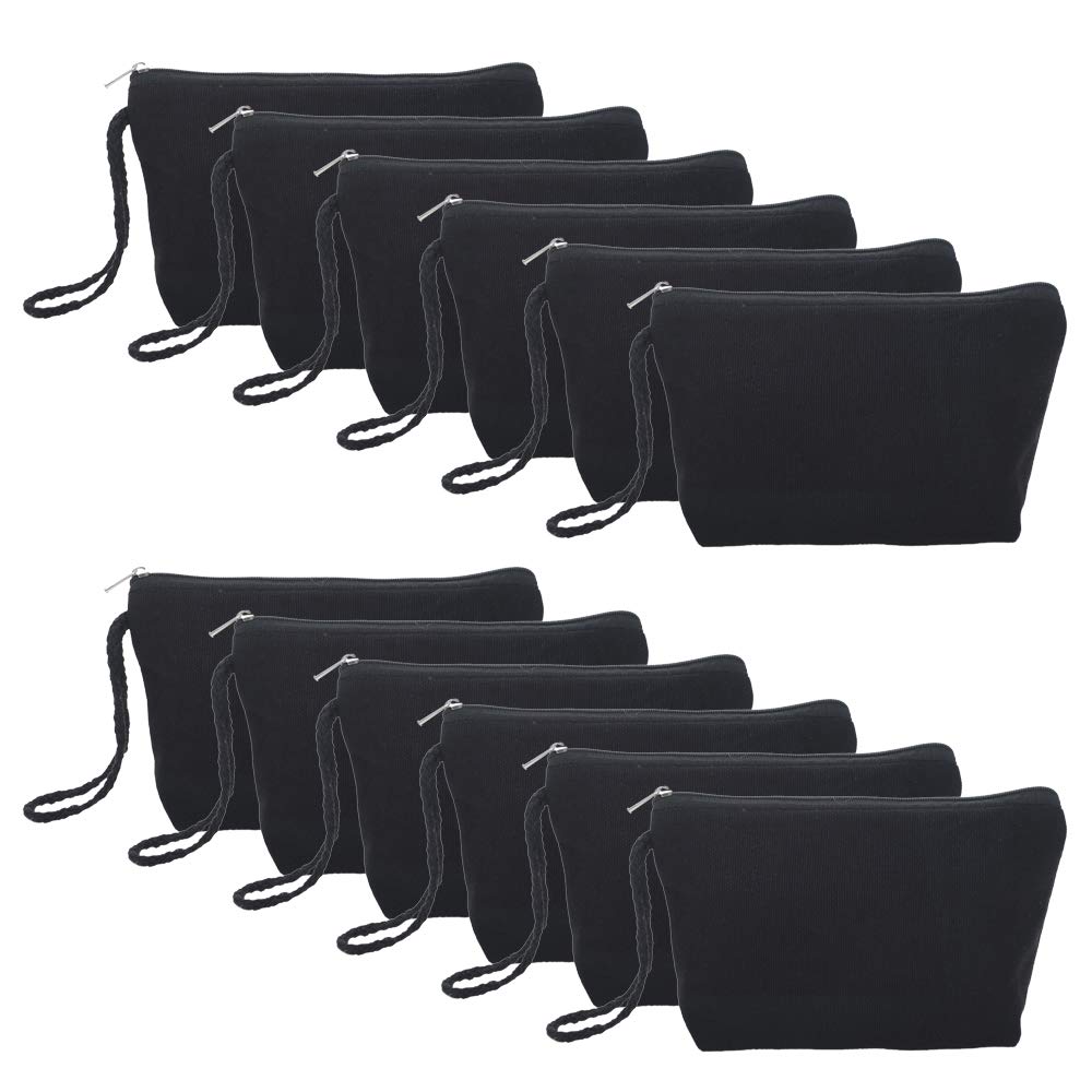 Best Black Canvas Makeup Bag