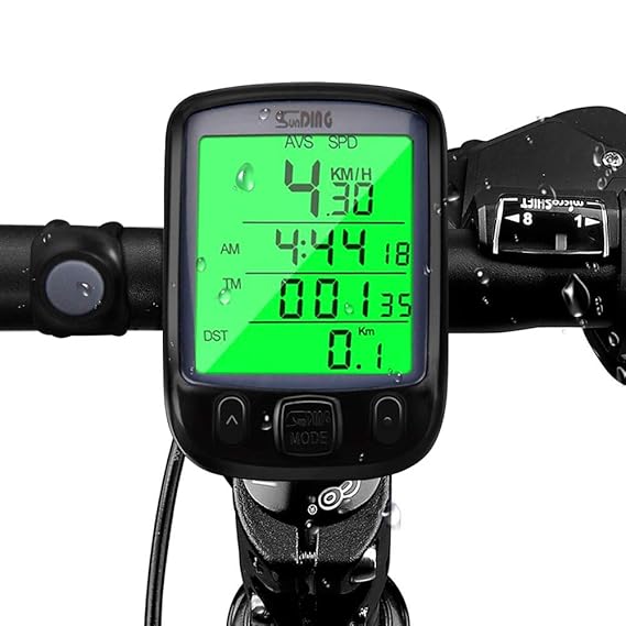 Fahrradcomputer Kabellos , otumixx 29 Funktionen Fahrradtacho Drahtlos Wasserdicht Radcomputer Kabellos Tachometer LCD-Hinter