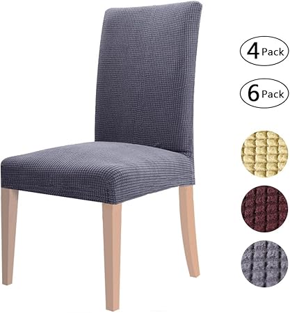 Yisun Housse De Chaise Elastique Extensible Salle A Manger Decor