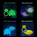 Yousu 3D Filament Bundle Glow in Dark PLA 1.75mm Multicolor 4x250g view 4