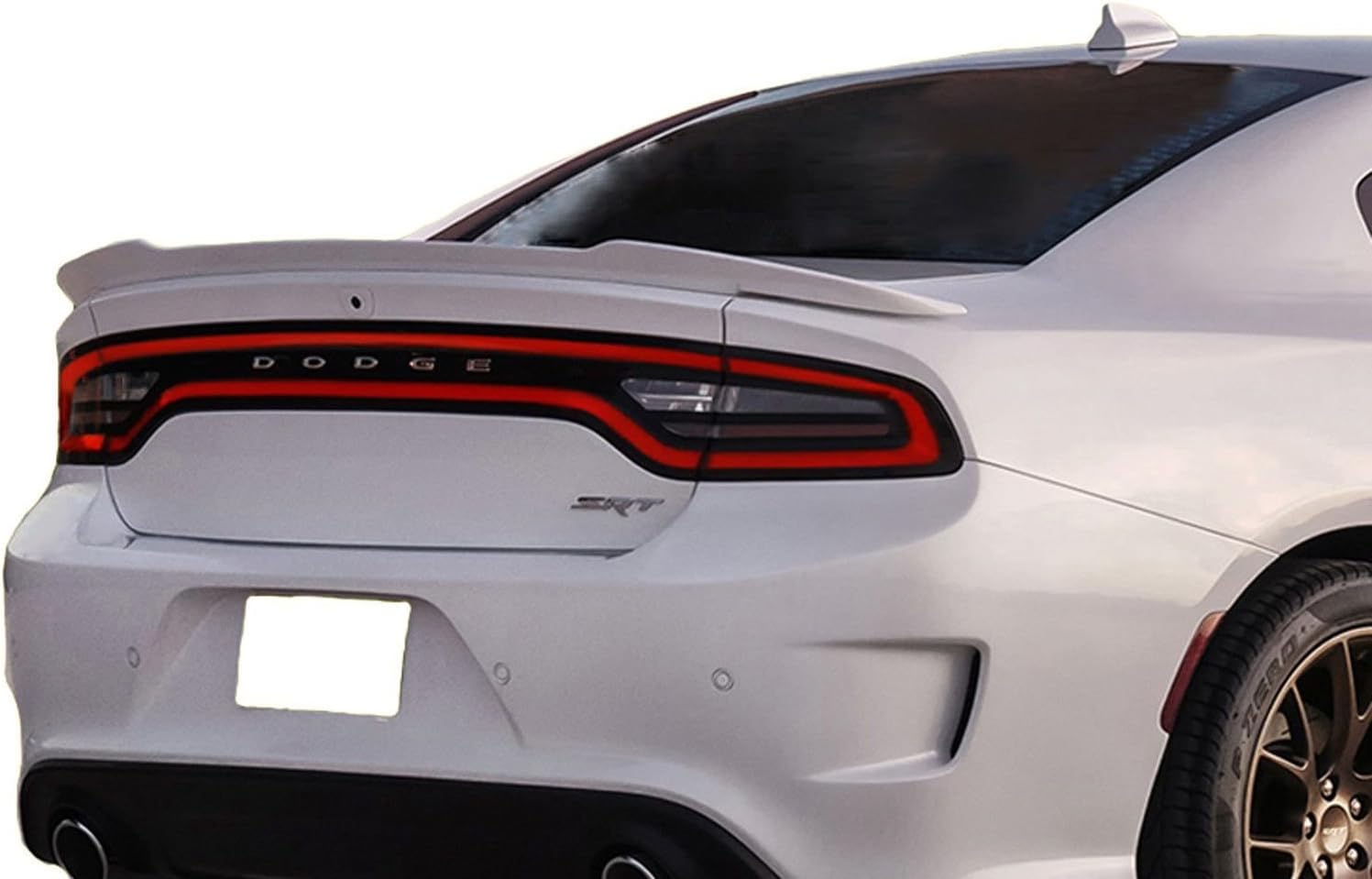 California Dream Compatible With: 2015-18 Dodge Charger Factory Style Hellcat Spoiler Painted (PHANTOM BLACK PEARL PXT)