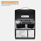 Dokon Garden Furniture Cushion Storage Bag Waterproof 175x55x75cm Black view 7