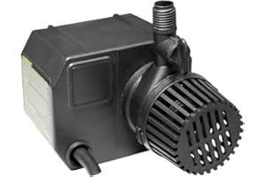 Beckett Corporation G250AG GPH Small Pond Pump 250 Gallons Per Hour, 16 Feet Cord, Black