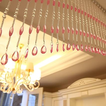Amazon Com Guowei Beaded Curtains Crystal Glass Pendants Arch