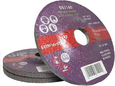 (PACK OF 10) Parweld 115mm Grinding Discs for Steel 115 x 6.0 x 22.2mm