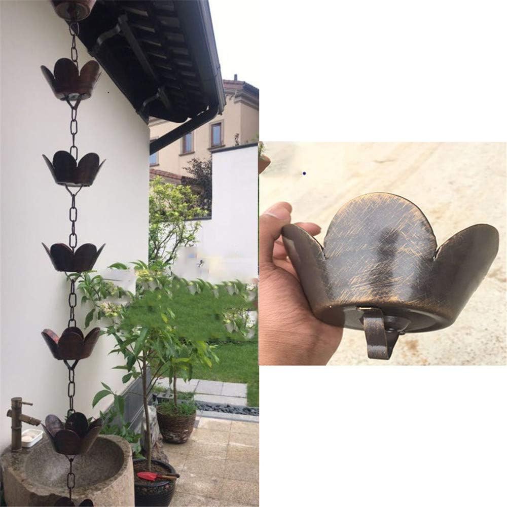 DIYARTS Rain Gutter Chain Metal Chain Flower Hanger Rain Chain Kit