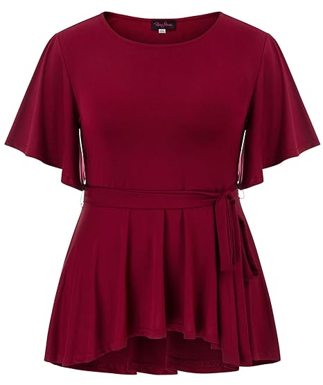 layered ruffle blouse