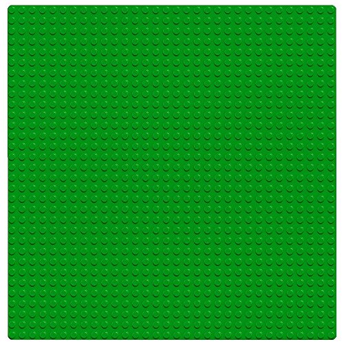 LEGO Classic Green Baseplate 2304 Supplement for Building, Playing, and Displaying Creations, 10in x 10in, Large Building Base Accessory for Kids and Adults (1 Piece)