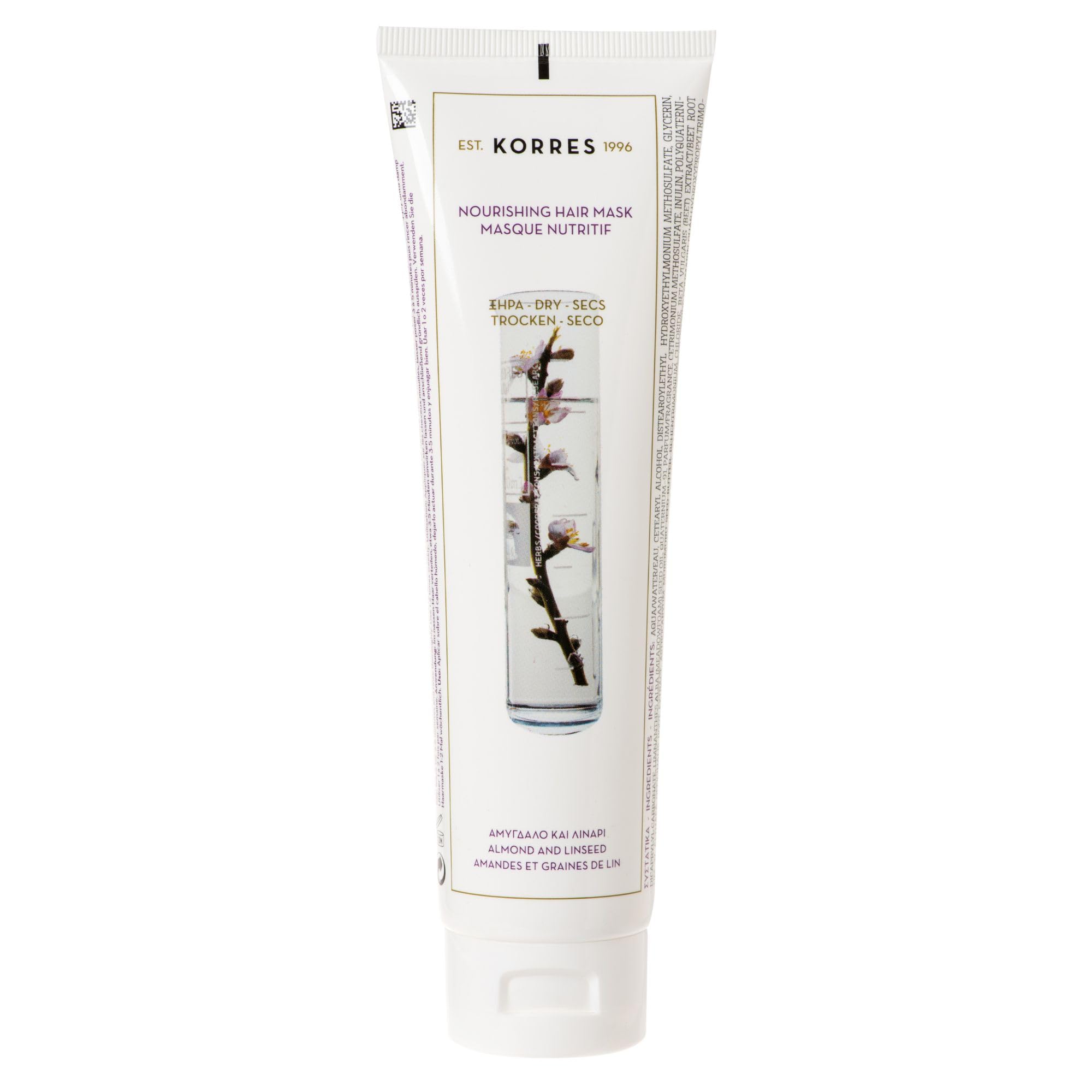 KORRES Mask Almond and Linseed for Dry/Damaged Hair 125 ml