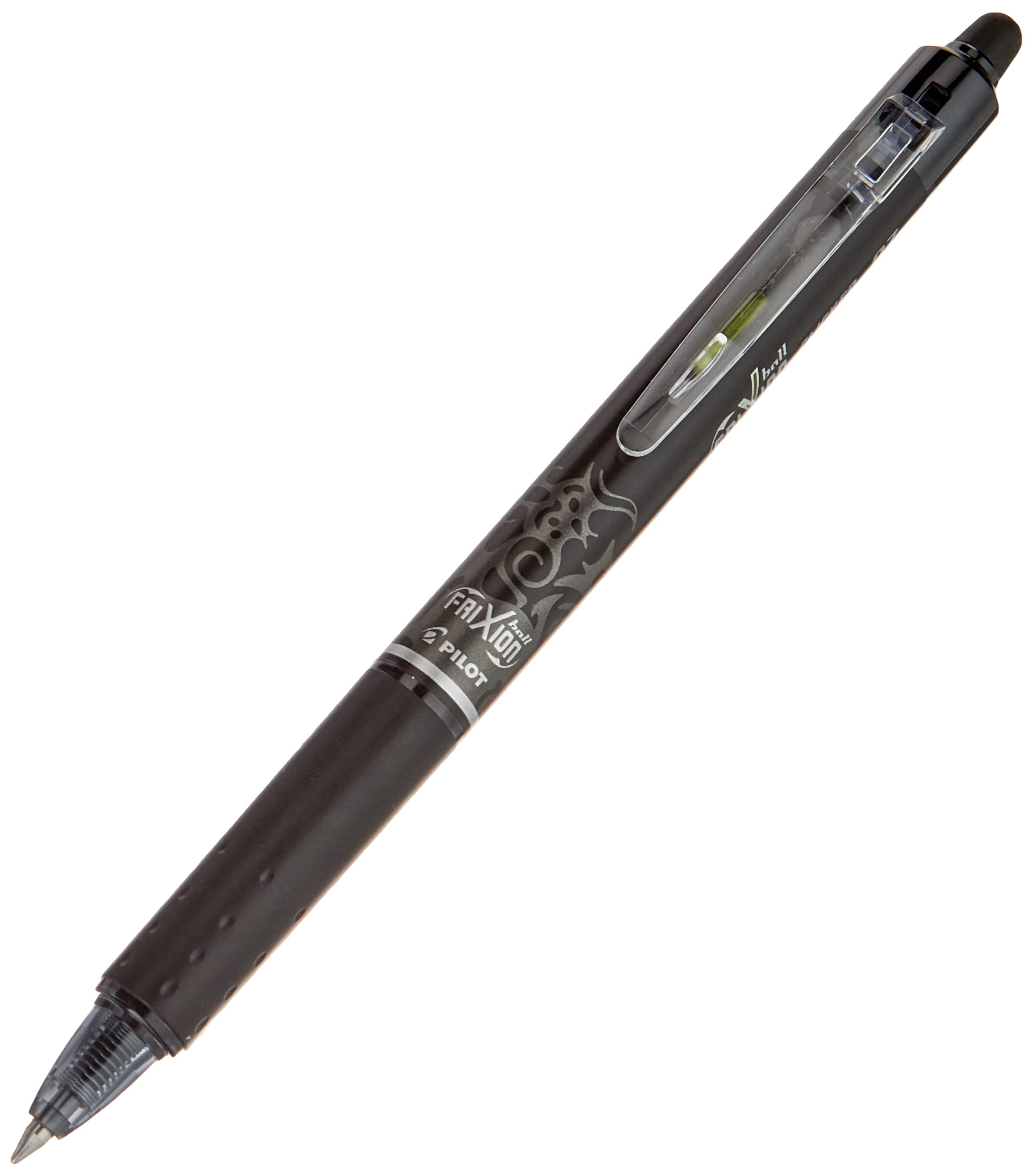 Pilot Frixion Clicker Retractable Erasable Rollerball 0.7 mm Tip - Black, Single Pen