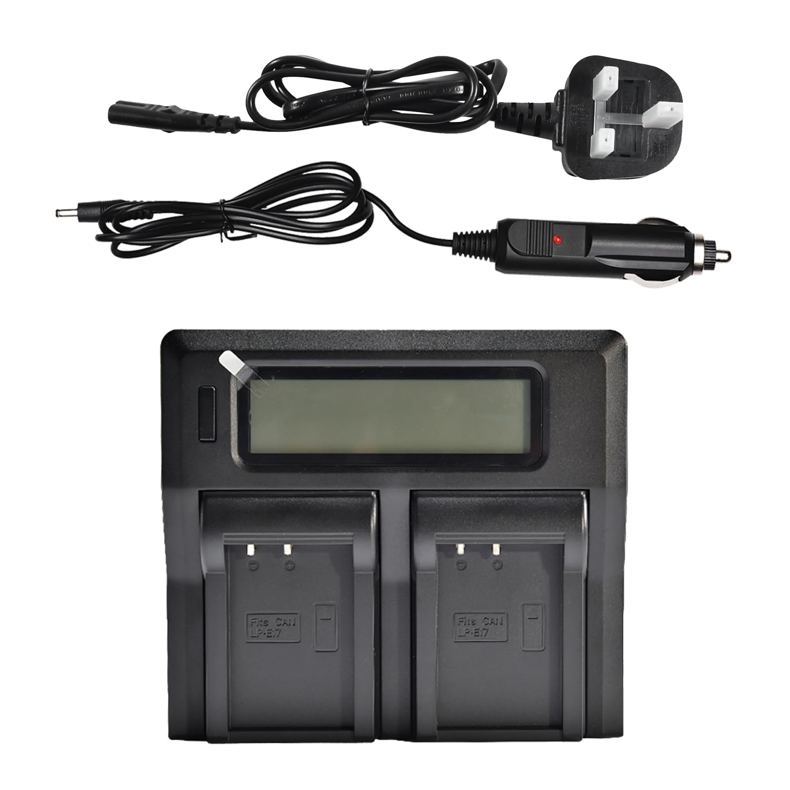 DSTE 1.5A Fast Charging Dual Battery Charger Compatible for Canon LP-E17 EOS R10 M3