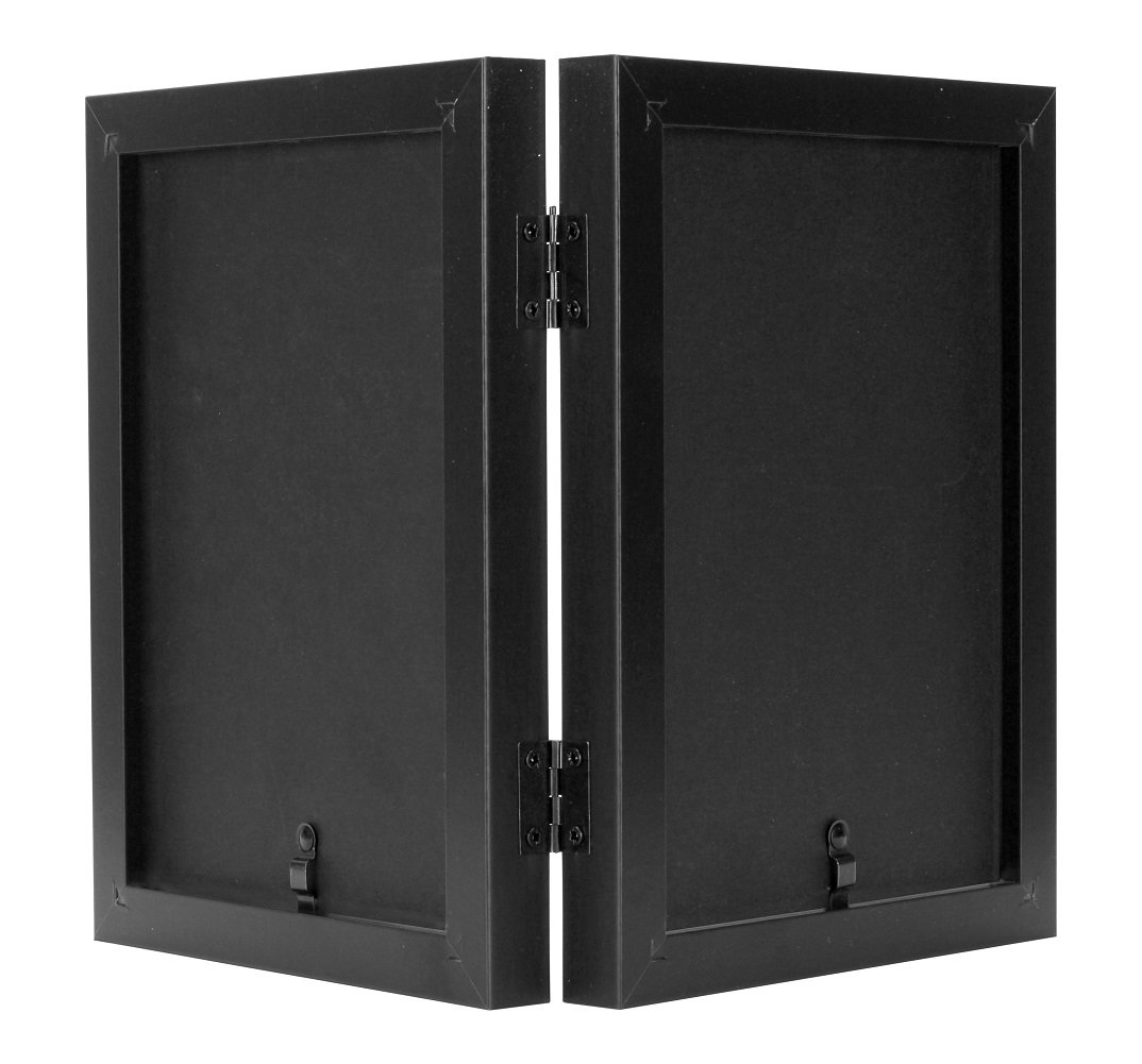 Frametory, Hinged Picture Frame with Glass Front Made to Display Two