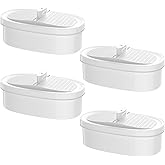 4 Pack WD-PF-01A Plus Replacement Filter for All Water-Drop Pitcher Filtration System, Compatible with Water-Drop WD-PF-01A Plus, Reduces PFOA/PFOS, Chlorine, Last Up to 3 Months or 200 Gallons, White