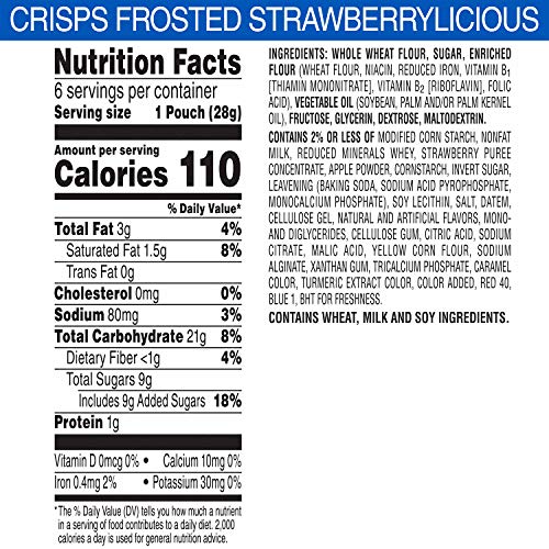 4 Pop+Tarts+Frosted+Strawberrylicious+Crisps+Ounce