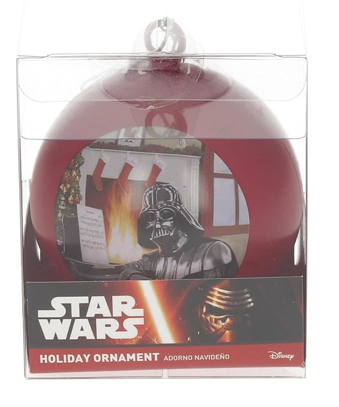 Star Wars DARTH VADER Piano Weihnachtskugel, weiß, 8 x 8 x 8