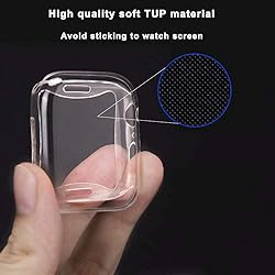 QIENGO Compatible with Apple Watch Band with Case